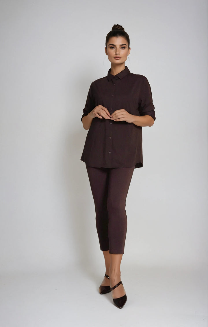 Buki + CINQO Single Shot Shirt - Black-SHIRTS & BLOUSES-BUKI-Black-XS-Buki