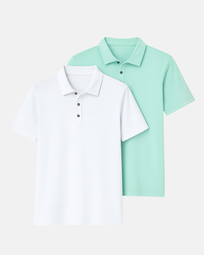 Buki's Cinqo Polo 2 Pack - White/Julep-OUTFIT SETS-BUKI-M-Buki