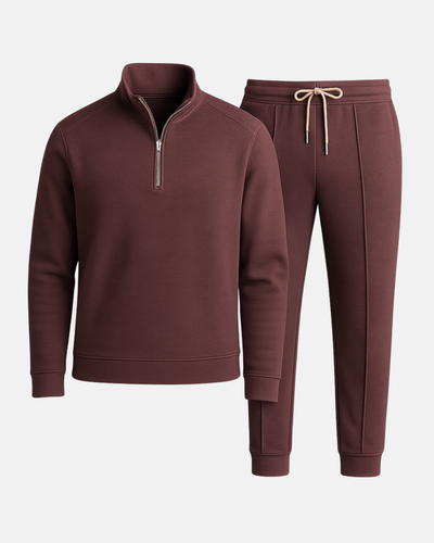 Game Day Suit Matching Set - Espresso-SWEATSUITS-BUKI-S-Espresso-Buki