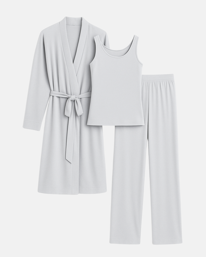 Collagen Lounge Set - Pearl Grey-LOUNGEWEAR-BUKI-XS-XS-S/M-Buki