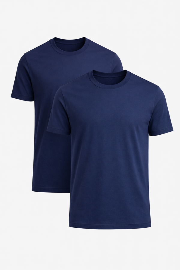 Buki Cinqo Tech Tee 2-Pack - Blue Night-T-SHIRTS-BUKI-M-Buki