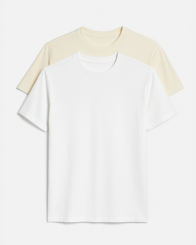 Buki's Cinqo T-Shirt 2 Pack - White/Maize-OUTFIT SETS-BUKI-M-Buki