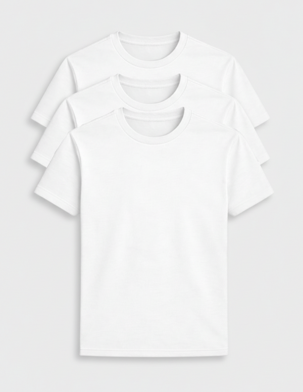 Buki Cinqo Tech Tee 3-Pack - White-T-SHIRTS-BUKI-M-Buki