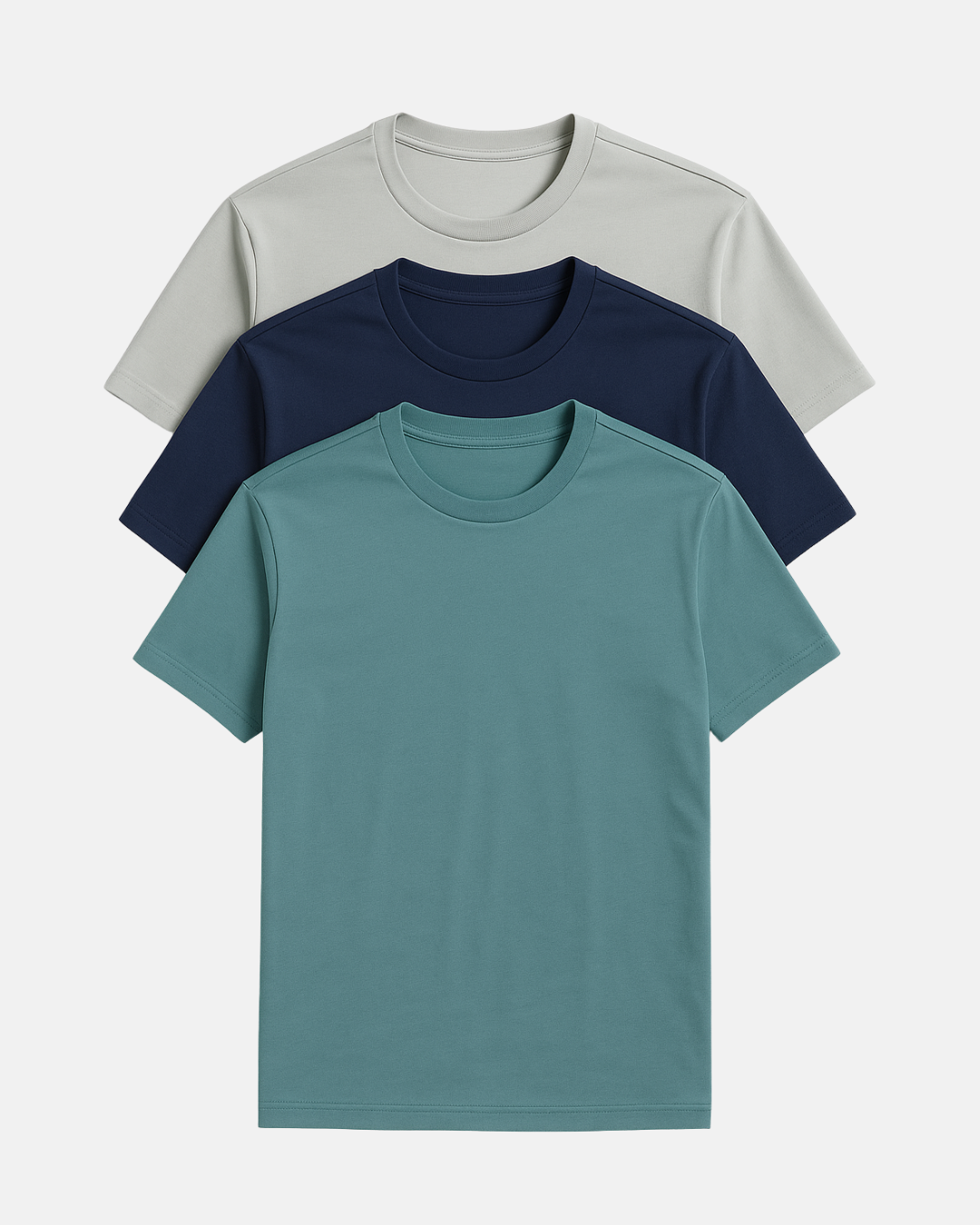 Buki's Cinqo T-Shirt 3 Pack - Ice Flow/Blue Grey/Blue Night-OUTFIT SETS-BUKI-M-Buki