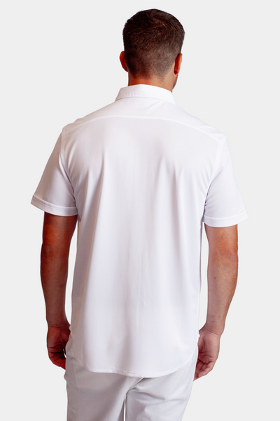 All Season's Short Sleeve Tech Shirt - White