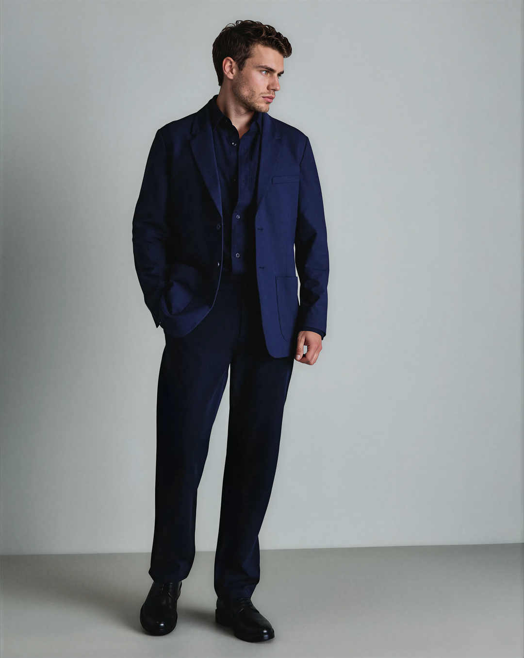 Performance Stretch Technical Blazer - Deep Navy-BLAZERS-BUKI-Deep Navy-S-Buki
