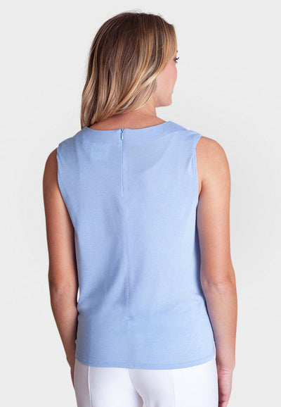 Boss (Babe) Tee Shirt-Tees-Buki-chambray blue-back