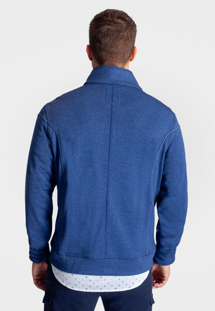 Breckenridge Full-Zip Sweatshirt - Tokyo Blue-ZIP SWEATSHIRTS-BUKI-S-Tokyo Blue-Buki