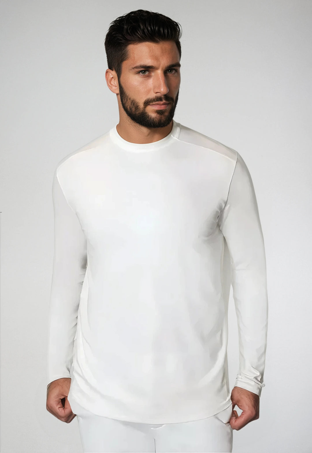 Buki + CINQO Long Sleeve T-Shirt - White-T-SHIRTS-BUKI-White-M-Buki