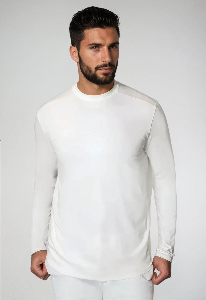 Buki + CINQO Long Sleeve T-Shirt - White-T-SHIRTS-BUKI-White-M-Buki