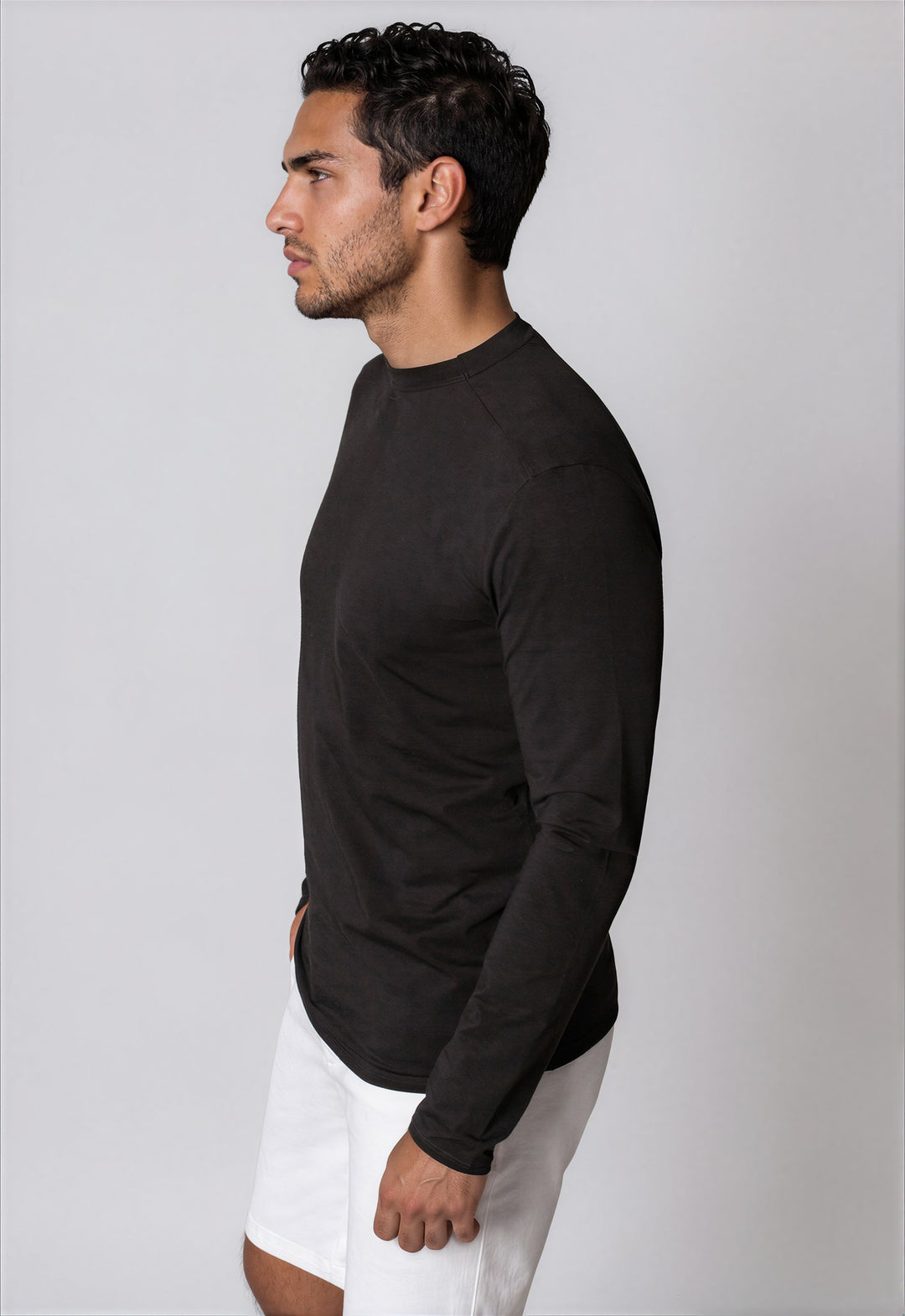 Buki + CINQO Long Sleeve T-Shirt - Black-T-SHIRTS-BUKI-Black-M-Buki