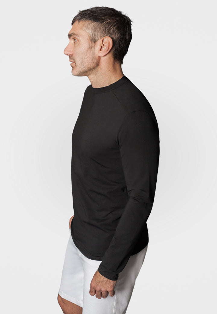 Buki + CINQO Long Sleeve T-Shirt - Black-T-SHIRTS-BUKI-Black-M-Buki