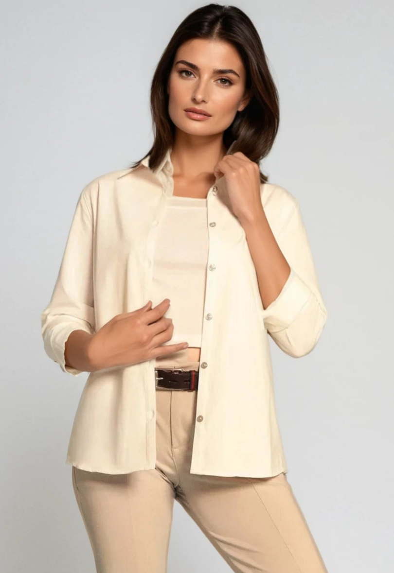 Buki + CINQO Single Shot Shirt - White-SHIRTS & BLOUSES-BUKI-White-XS-Buki