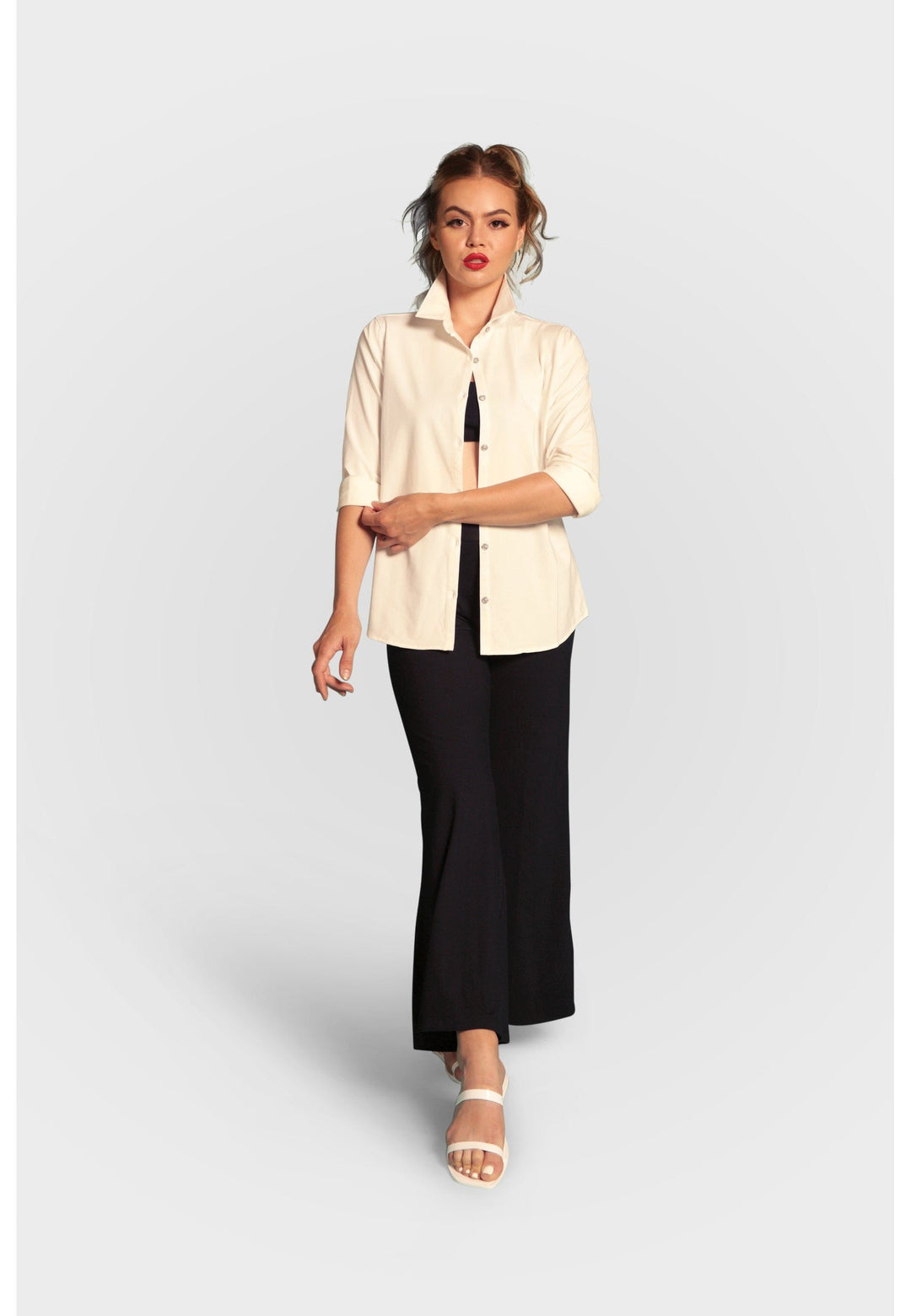 Buki + CINQO Single Shot Shirt - White-SHIRTS & BLOUSES-BUKI-White-XS-Buki
