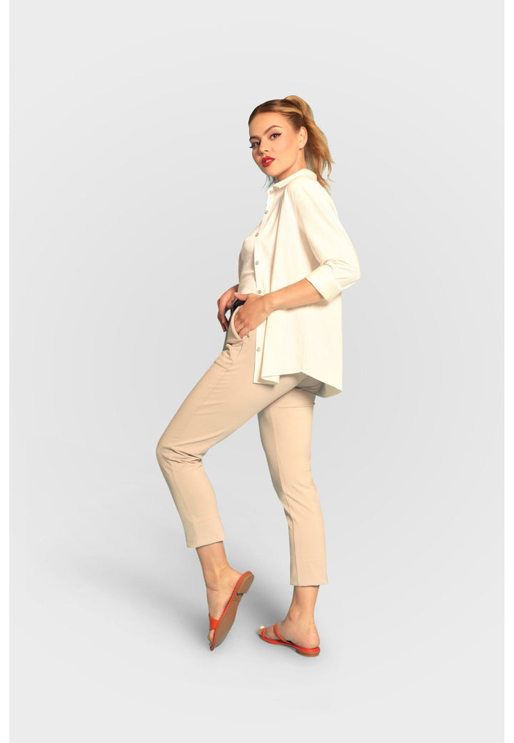 Buki + CINQO Single Shot Shirt - White-SHIRTS & BLOUSES-BUKI-White-XS-Buki