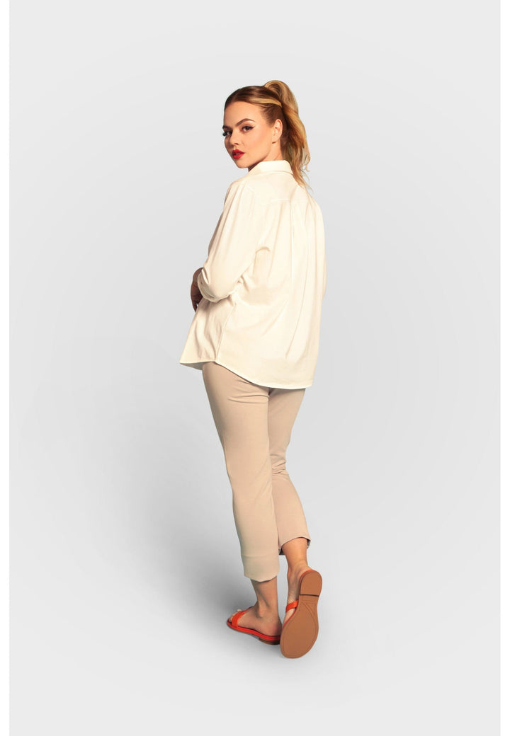 Buki + CINQO Single Shot Shirt - White-SHIRTS & BLOUSES-BUKI-White-XS-Buki