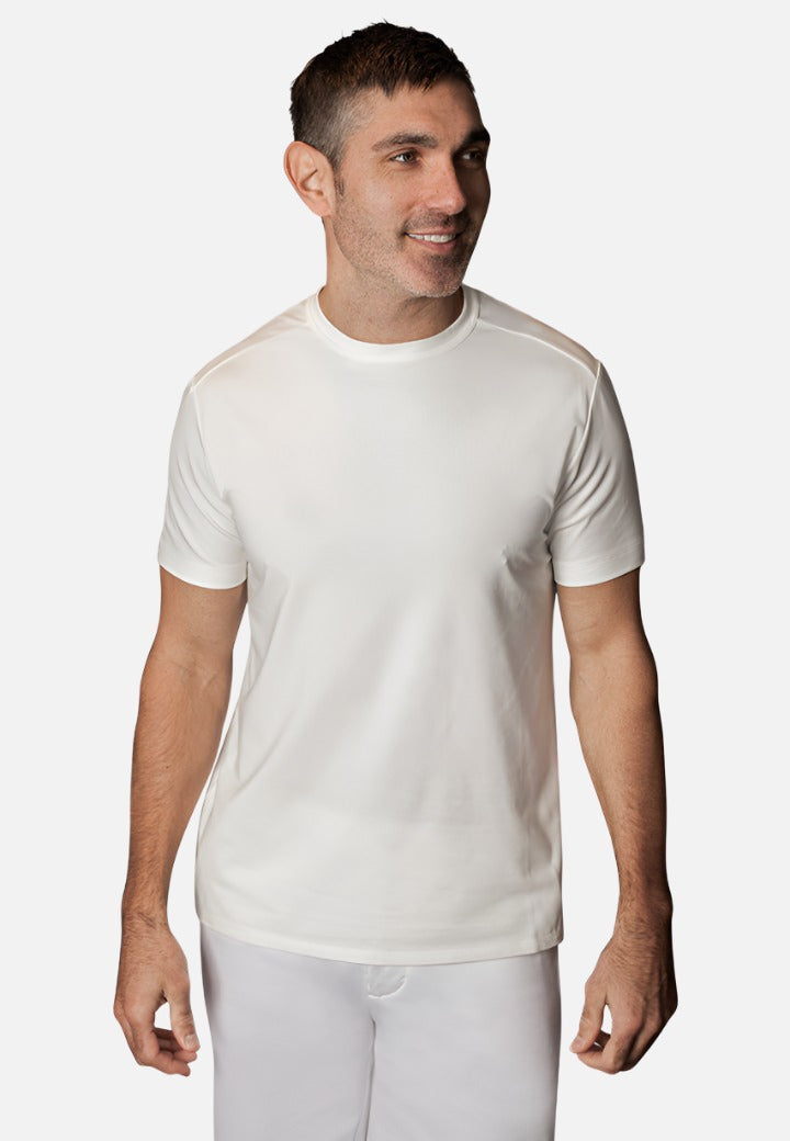 Buki + CINQO Tee Shirt, in White -Tees-Buki