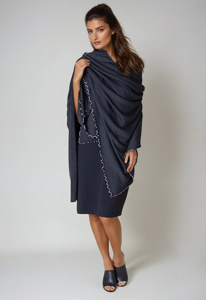 Buki Travel Wrap - Charcoal Grey-SCARVES &amp; WRAPS-BUKI-Buki