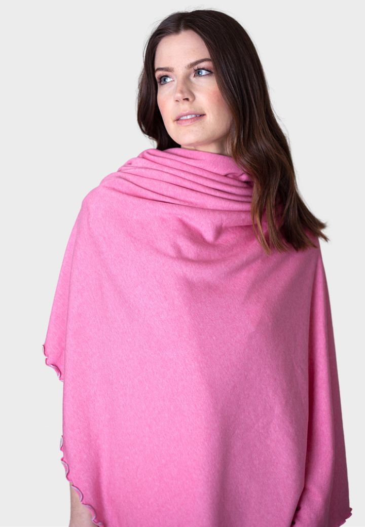 Buki Travel Wrap - Berry Pink-SCARVES &amp; WRAPS-BUKI-Buki