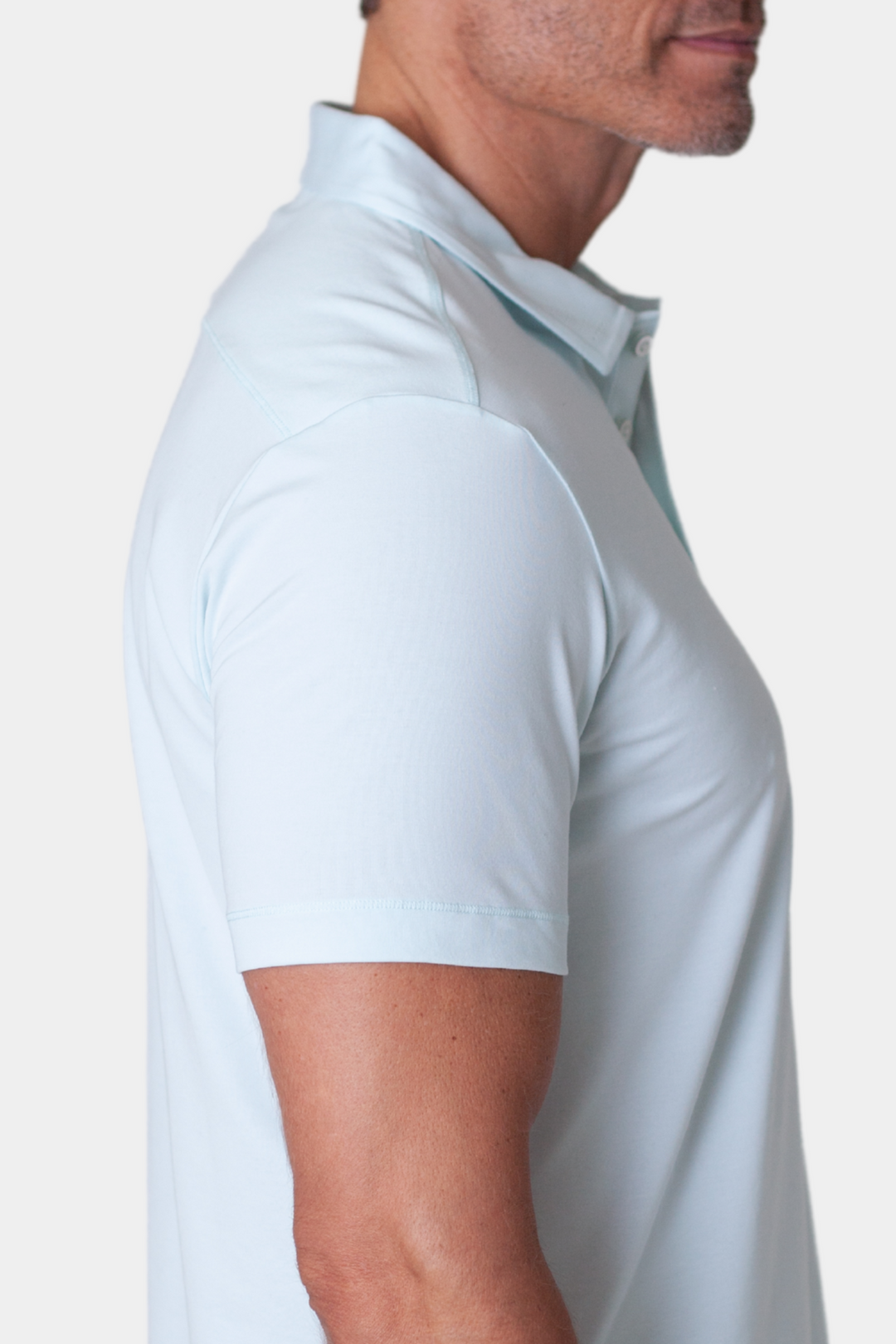 Coolest Polo Tech Shirt - Light Blue-POLO SHIRTS-BUKI-Light Blue-S-Buki