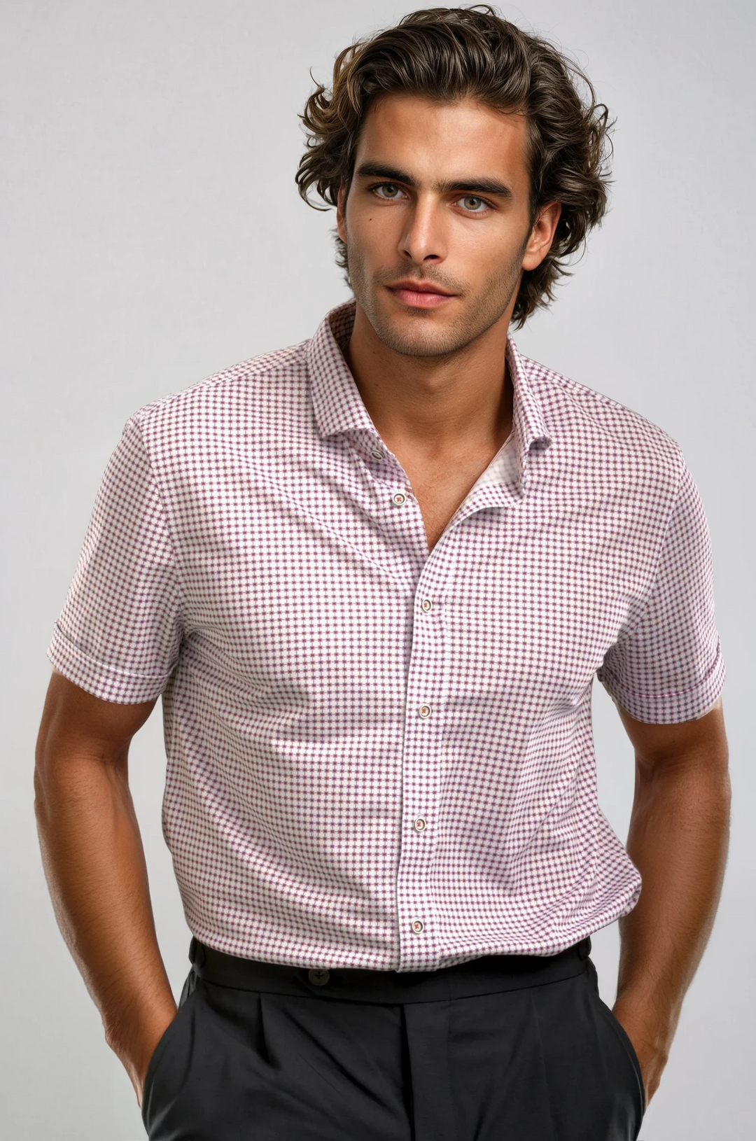 Live Wire Short Sleeve Tech Shirt-SHORT SLEEVE SHIRTS-BUKI-M-Red-Buki