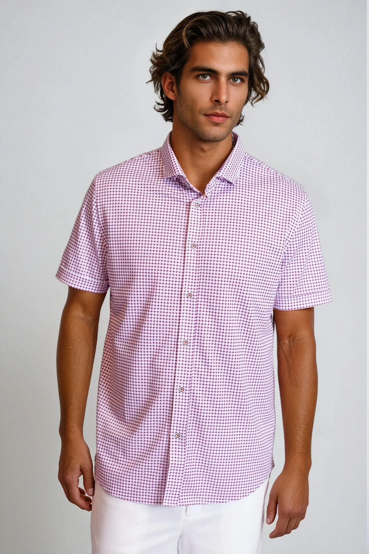 Live Wire Short Sleeve Tech Shirt-SHORT SLEEVE SHIRTS-BUKI-M-Red-Buki