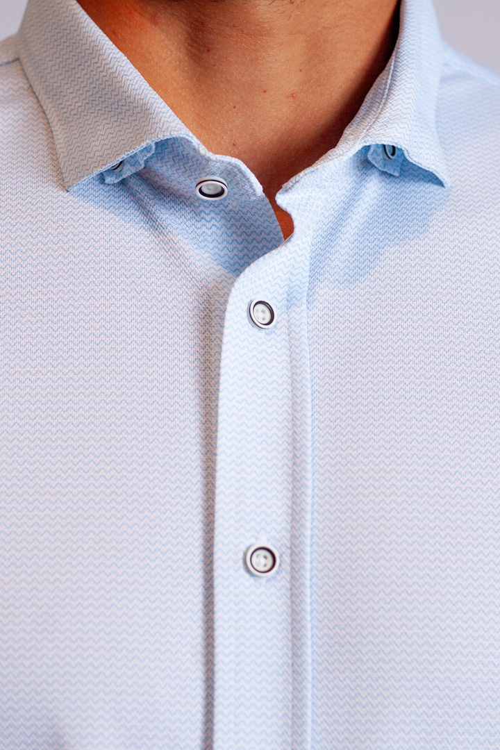 Ride The Wave Short Sleeve Tech Shirt-SHORT SLEEVE SHIRTS-BUKI-M-Cool Blue-Buki