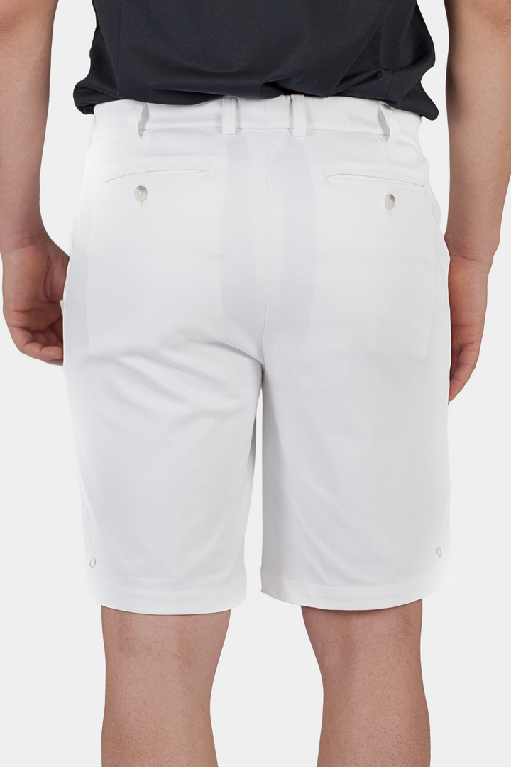 Stretch Eagle Shorts - White-SHORTS-BUKI-White-M-Buki