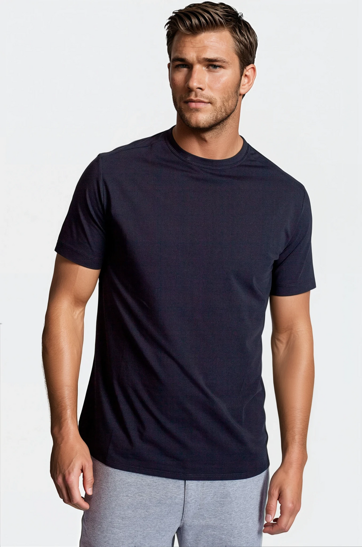 Buki + Cinqo T-Shirt 4 Pack - White/Ice Flow/Blue Night/Black-T-SHIRTS-BUKI-M-Buki