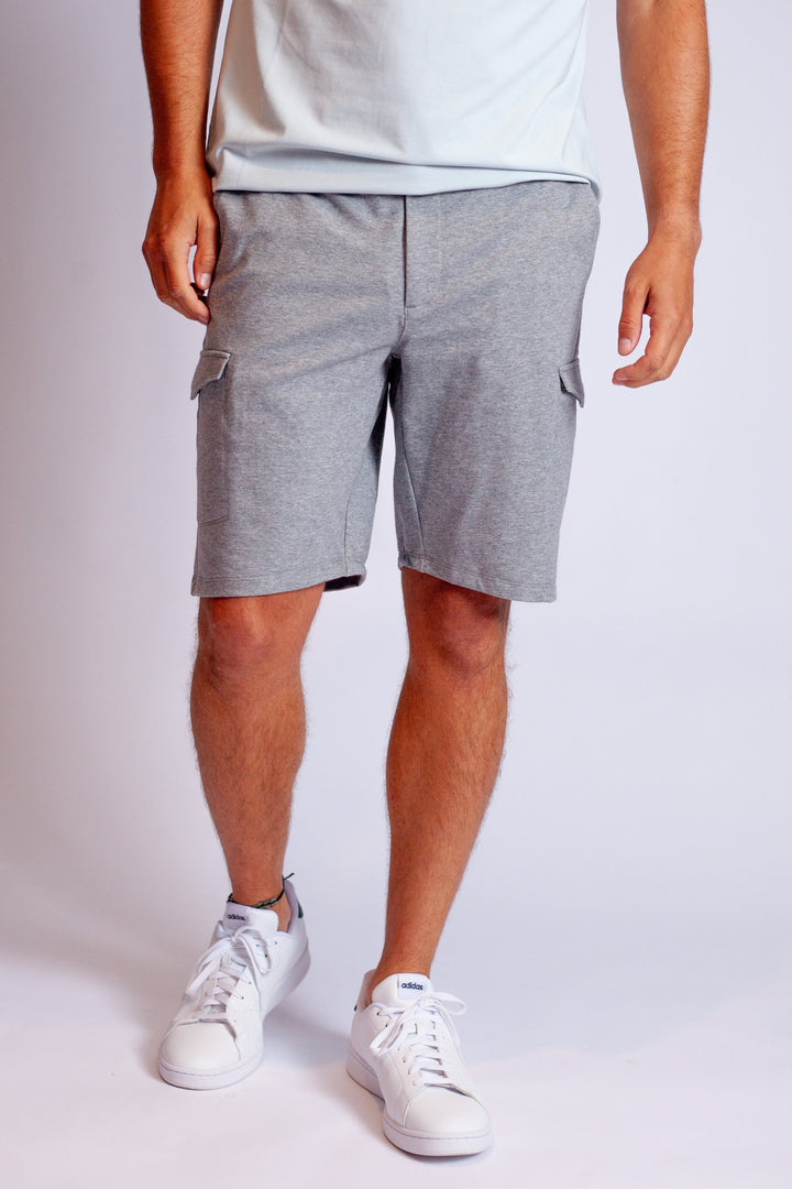 Venture Cargo Shorts - Heather Grey-SHORTS-BUKI-M-Heather Grey-Buki