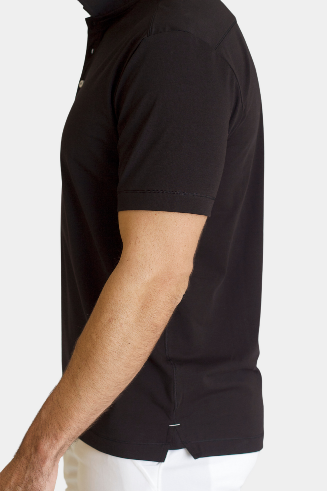 Coolest Polo Tech Shirt - Black-POLO SHIRTS-BUKI-Black-S-Buki