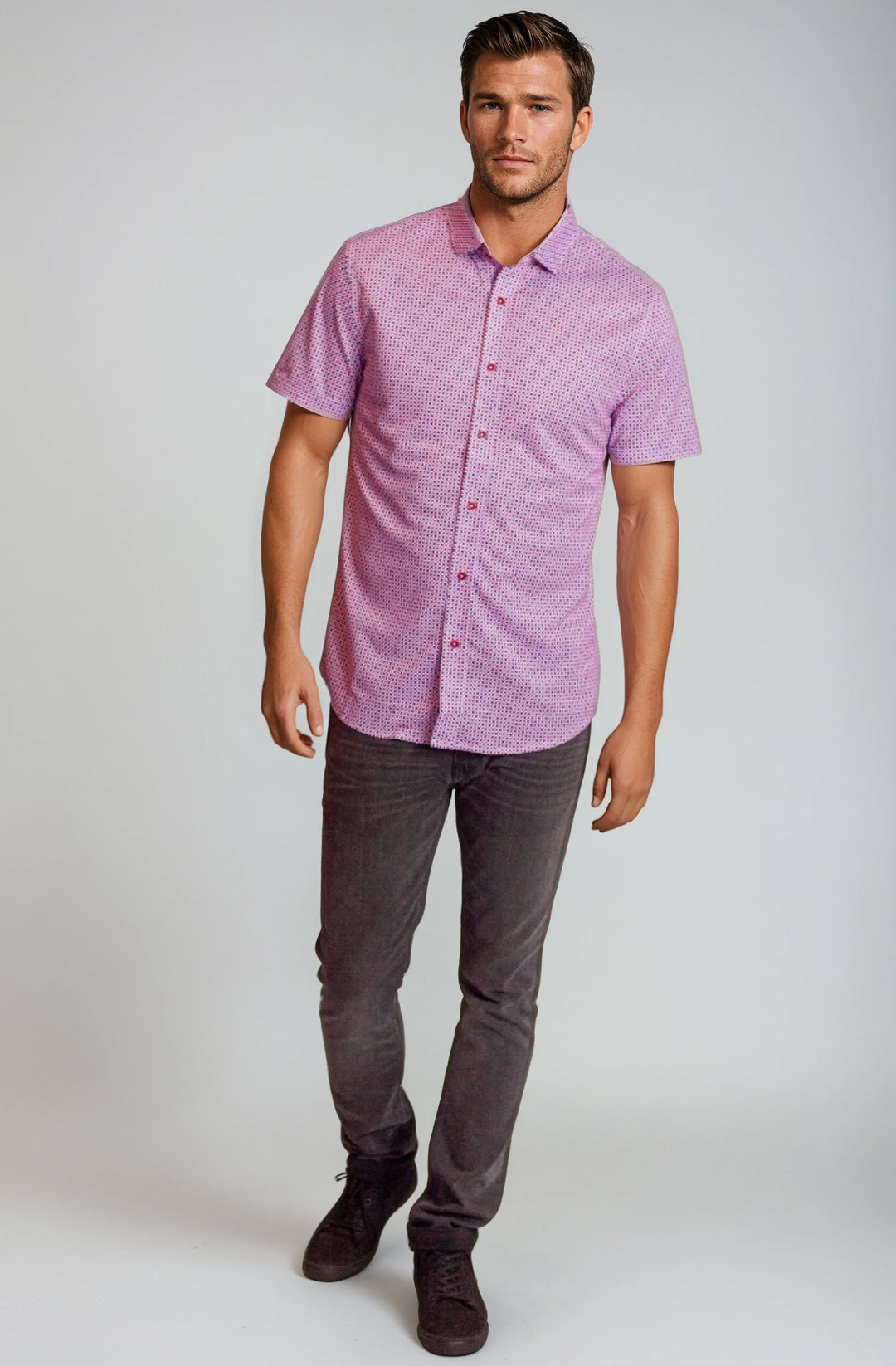Jagger Short Sleeve Tech Shirt-SHORT SLEEVE SHIRTS-BUKI-M-Berry-Buki