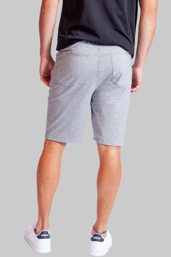 High-Five Tech Shorts - Heather Grey-SHORTS-BUKI-M-Heather Grey-Buki