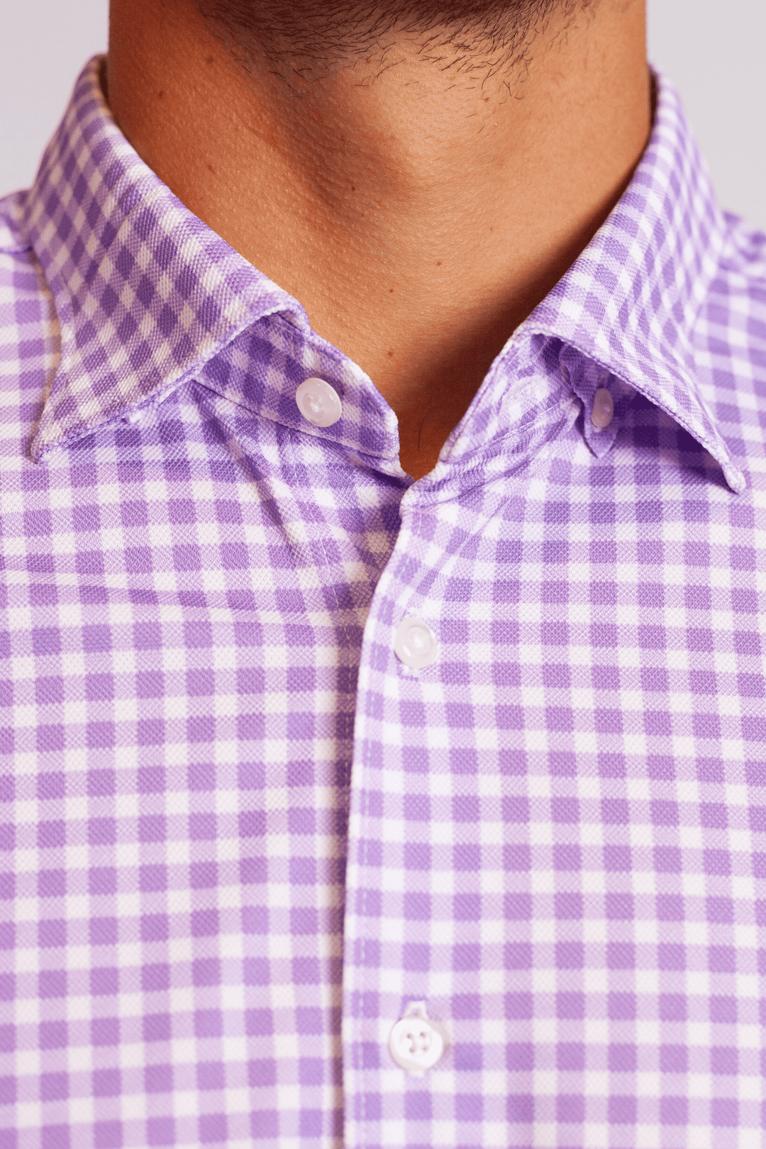 Buki Men's Performance Dress Shirt - Mauro Long Sleeve Check - XXL - Lavender Buki Men's Performance Dress Shirt - Mauro Long Sleeve Check - XXL - Lavender