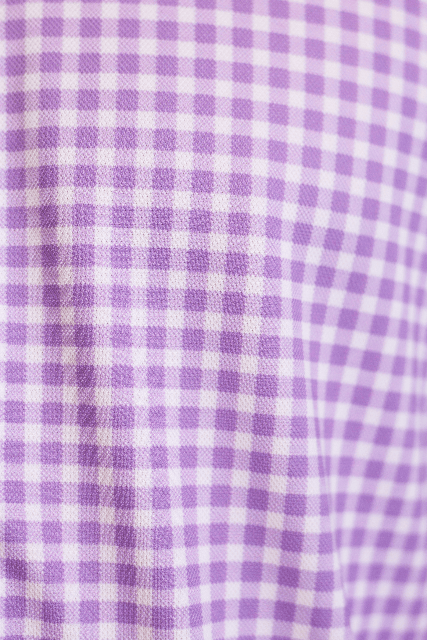 Mauro Long Sleeve Check Tech Shirt - Lavender