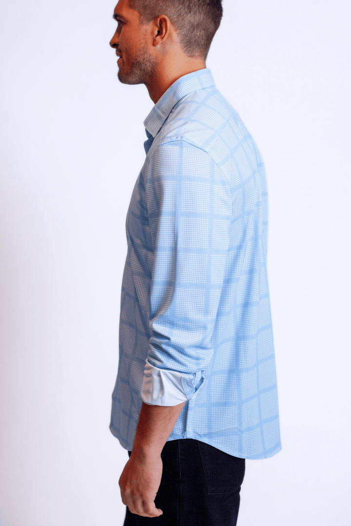 Montauk Long Sleeve Tech Shirt-LONG SLEEVE SHIRTS-BUKI-M-Cool Blue-Buki