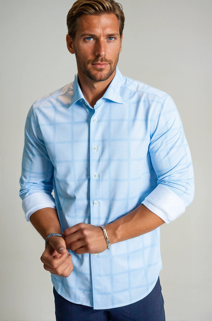 Montauk Long Sleeve Tech Shirt-LONG SLEEVE SHIRTS-BUKI-M-Cool Blue-Buki