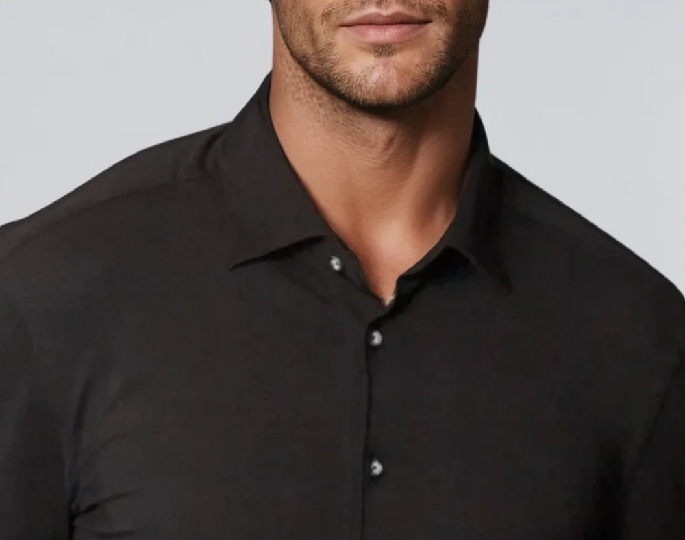 Buki + CINQO 'Single Shot' Long Sleeve Shirt Black-LONG SLEEVE SHIRTS-BUKI-Black-M-Buki