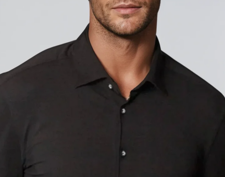 Buki + CINQO 'Single Shot' Long Sleeve Shirt Black-LONG SLEEVE SHIRTS-BUKI-Black-M-Buki