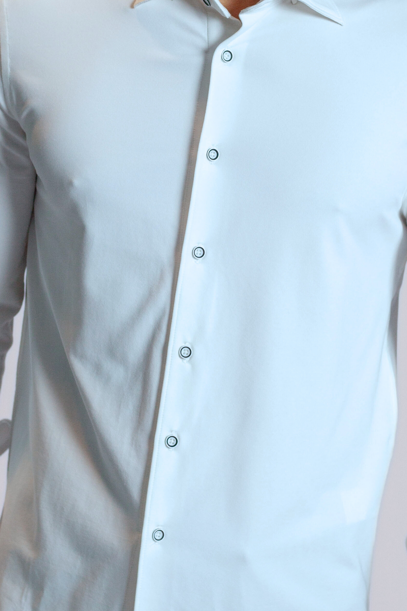 Single Shot Long Sleeve Tech Shirt - Light Blue