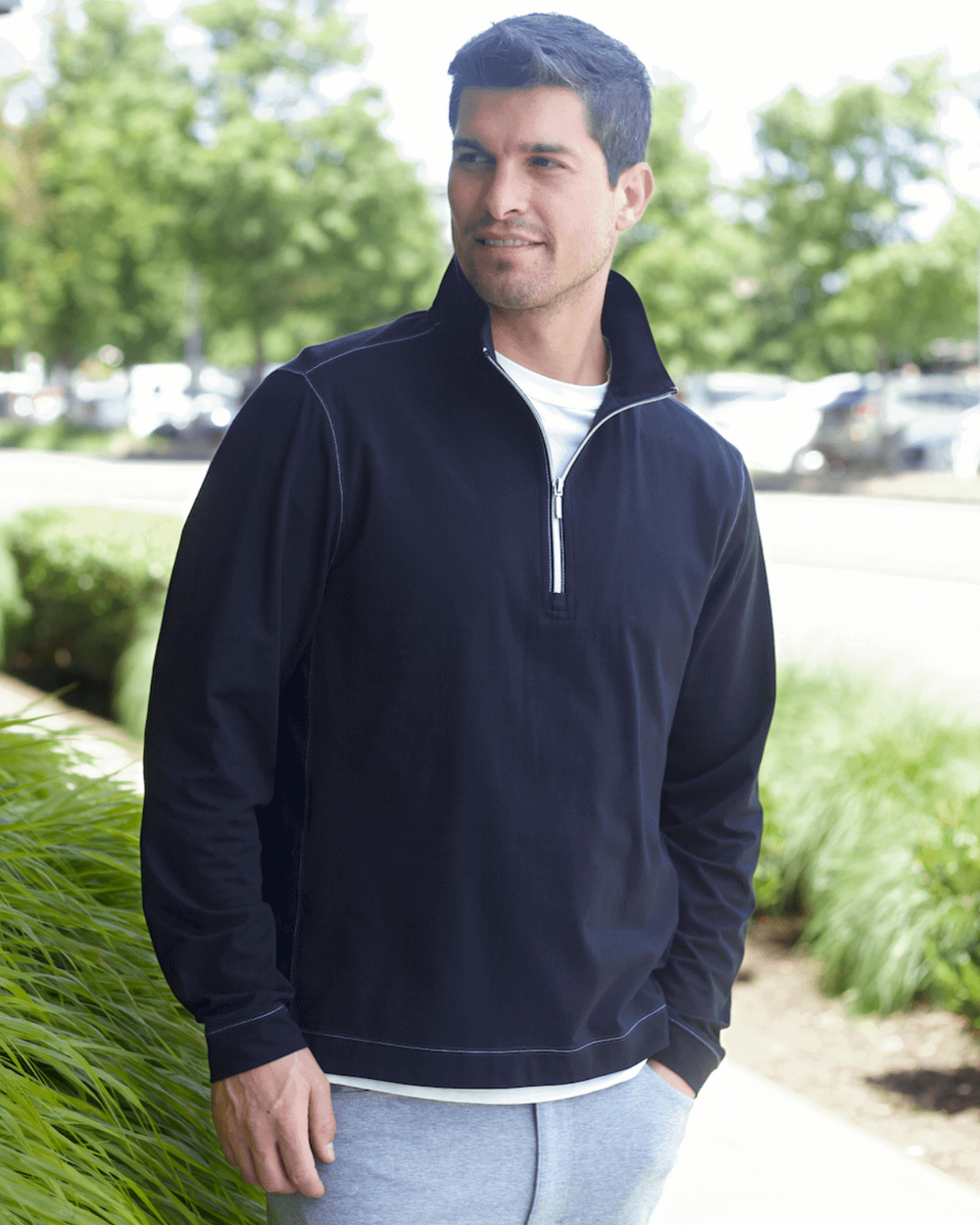 Buki's Cinqo Travel Half Zip - Black-ZIP SWEATSHIRTS-BUKI-M-Black-Buki