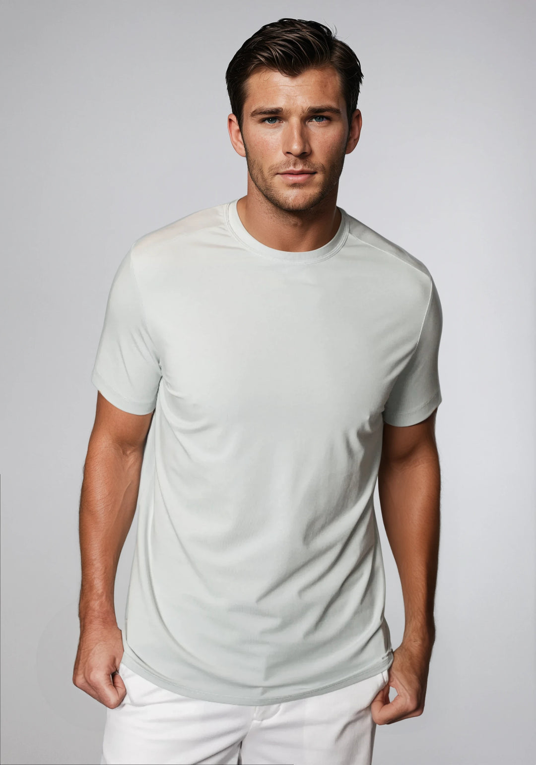 Buki + CINQO Crew Neck T-Shirt Ice Flow-T-SHIRTS-BUKI-S-Ice Flow-Buki