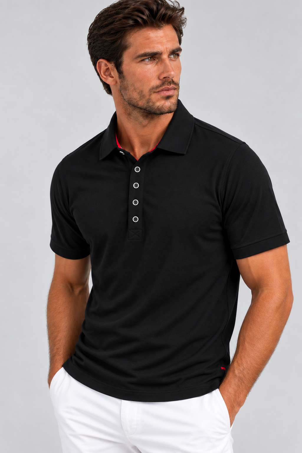 Buki's Cinqo Polo 2 Pack - Navy/White-POLO SHIRTS-BUKI-L-Buki