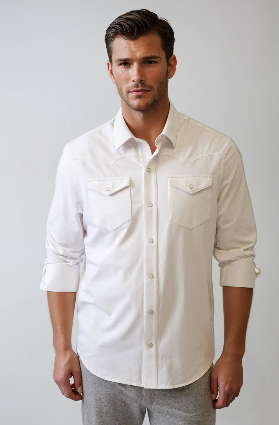 Buki's Western Tech Shirt - White