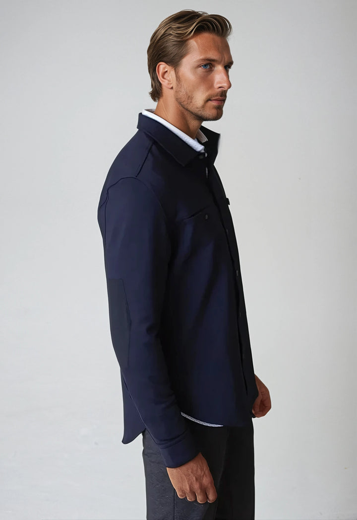 City CPO Shirt Jacket Navy-JACKETS-BUKI-Navy-S-Buki