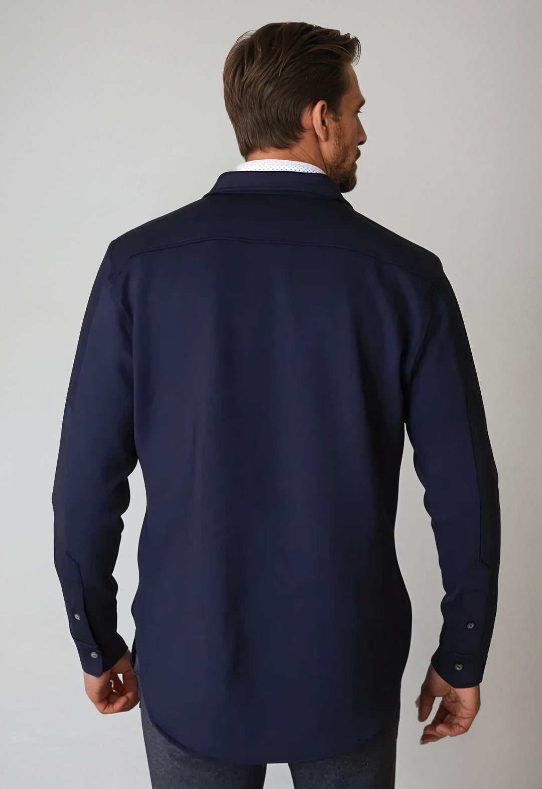 City CPO Shirt Jacket Navy-JACKETS-BUKI-Navy-S-Buki