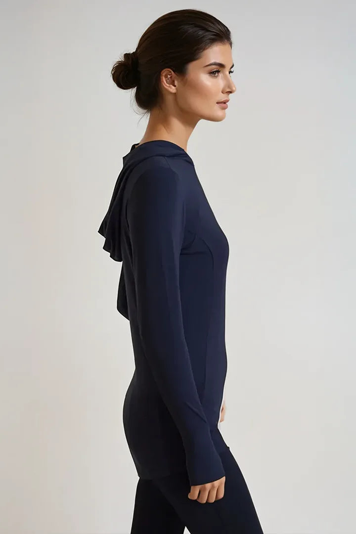 Collagen Hoodie-SHIRTS & BLOUSES-BUKI-Black-XS-Buki