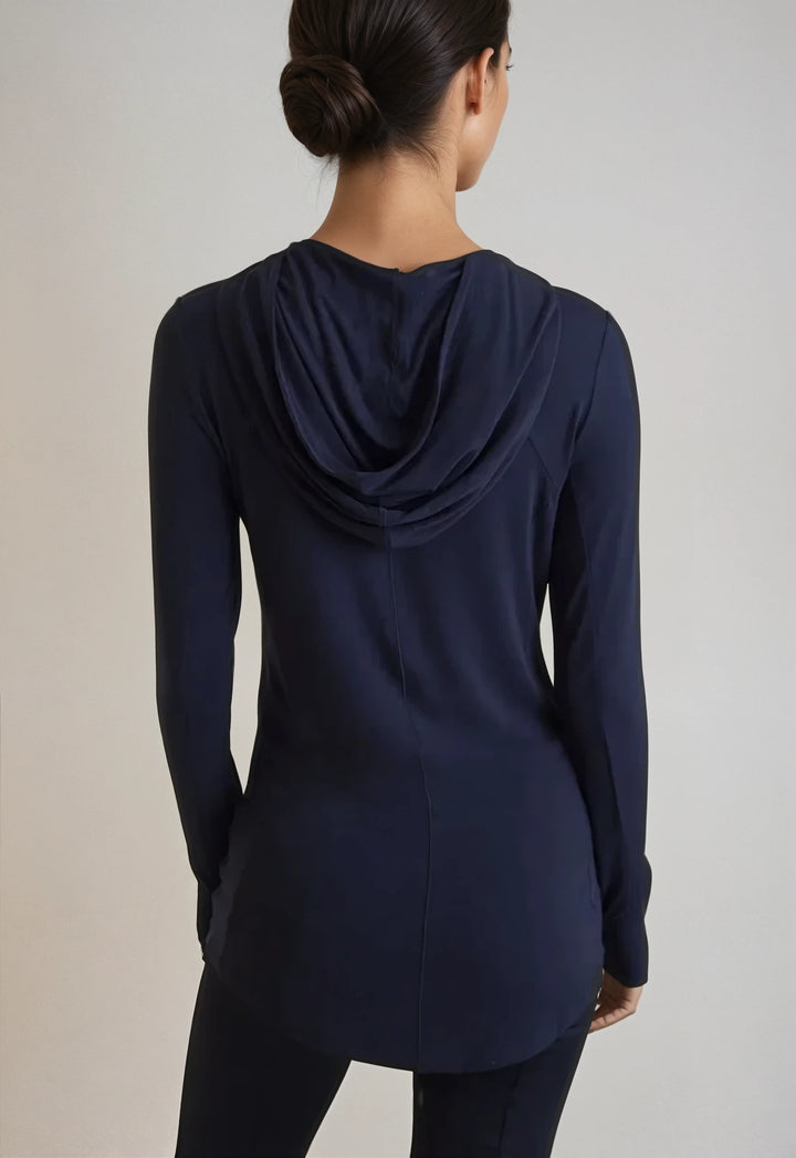 Collagen Hoodie-SHIRTS & BLOUSES-BUKI-Black-XS-Buki