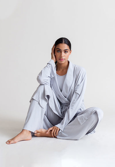 Collagen Lounge Robe-Loungewear-Buki