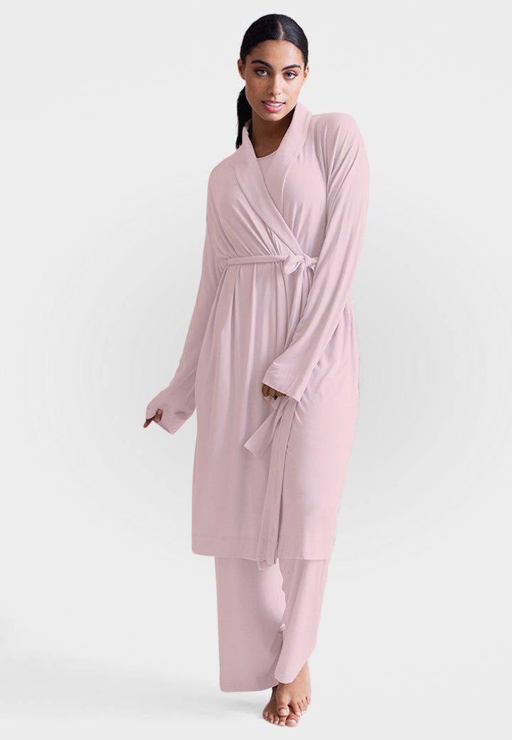 Collagen Lounge Robe-LOUNGEWEAR-BUKI-Blush Pink-S/M-Buki